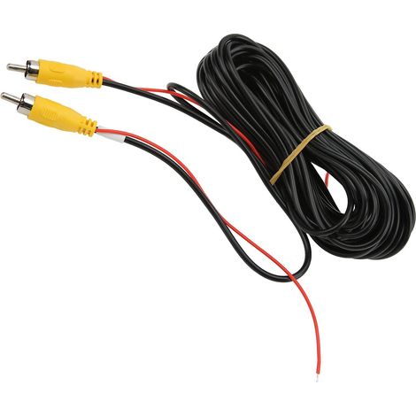 Rallonge de câble vidéo composite RCA de 10 m pour caméra de recul, lecteur DVD et boîtier TV. (1/5)