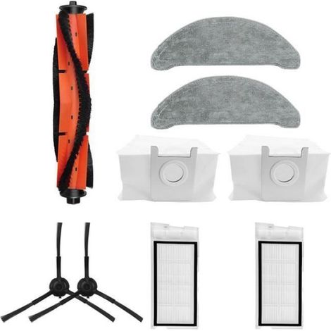 Accessoire Pour Balayeuse - Brosse Principale - Brosse Latérale 43 Mm - Filtre - Lingette - Sac À Poussière - Lot De 11 Pièces (1/4)