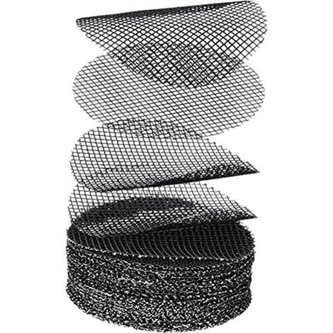 Grille de pot de fleurs - 50 pièces - Grille de drainage pour plantes - 5X5CM - Fibre de verre - Filet pour plantes d'extérieur - Tapis de pot de fleurs - Tapis de pot de fleurs rond - Convient pour l (1/5)