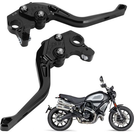 Neuer kurzer Lenker für DUCATI Scrambler 1100/Sport/Special 400/800 (DB12, DC12) in Schwarz. (1/5)