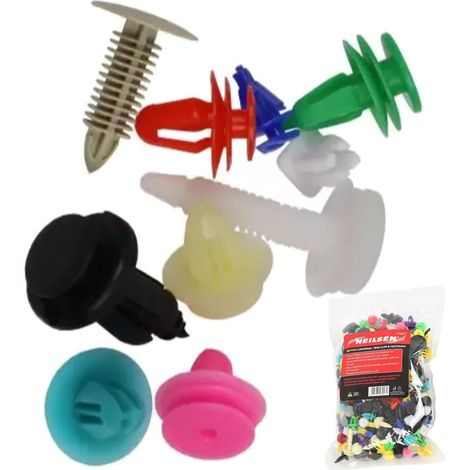 Neilsen 500pcs Universal Trim Clips Fasteners Car Panel Bumper Interior Body Set