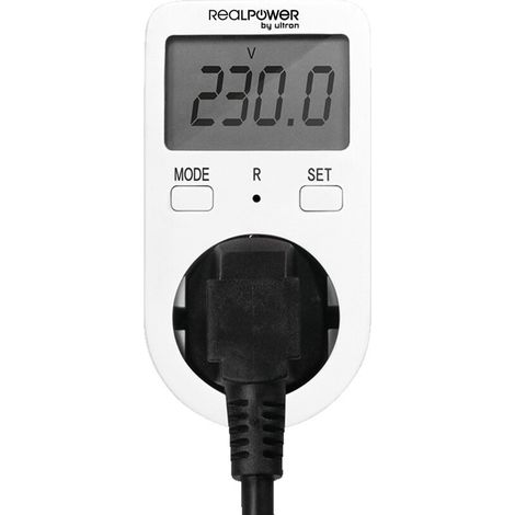 Energiezähler realpower em-1 LCD Anzeige 16 A