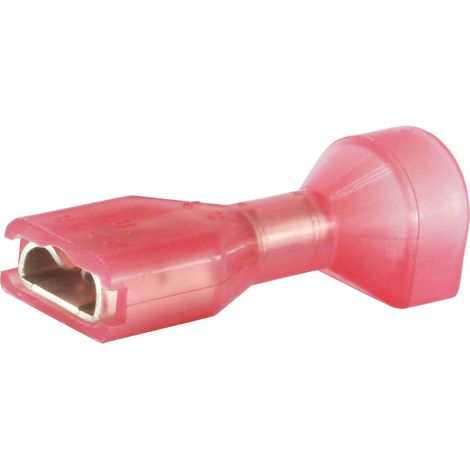 Cosse faston RS PRO, 22 18 AWG, Isolé, Rose ( Prix pour Sachet de 100 )