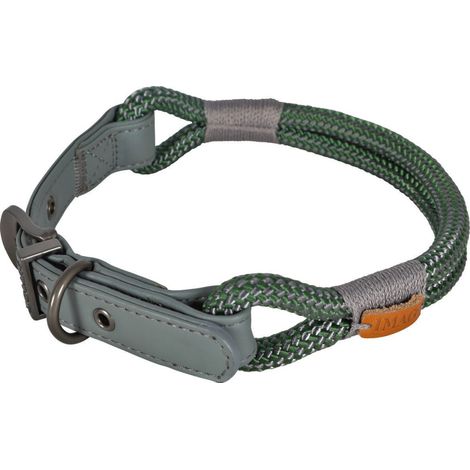 Collier IMAO 40 cm x 6 mm Hyde park   kaki pour chien - zolux