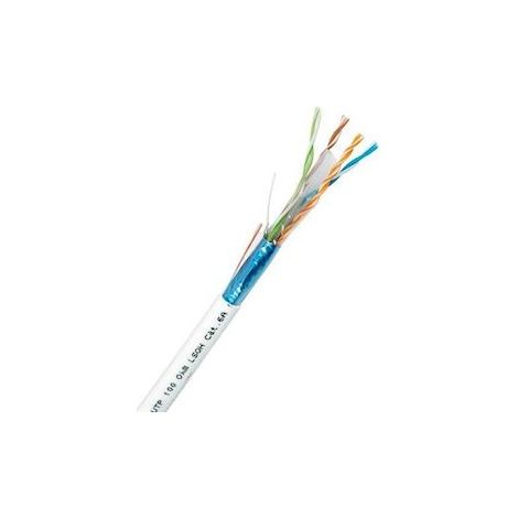 cable réseau - catégorie 6a - utp - lsoh-fr - 4 paires - couronne de 50 mètres - ivoire - dca - acome r7291ac50 (1/2)
