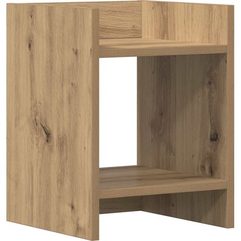 Supporto per piante Rovere Artigianale 30 x 30 x 40 cm vidaXL