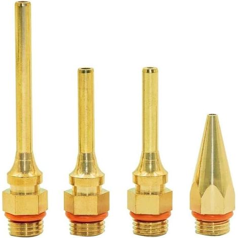 4 Pack Power Glue Gun Set with Copper Nozzles for Hot Glue Guns - Copper Nozzles for Dual Temperature Full Size Melt Glue Guns.