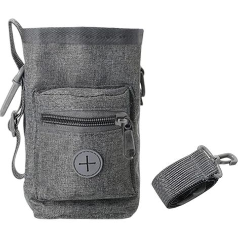 Sac de formation à la récompense canine - Porte-snacks pour chiens, Grande capacité, Avec distributeur de sacs à crottes intégré, Pour promenade