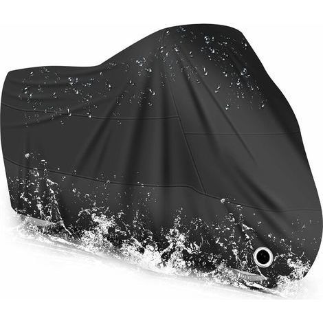 Housse de Protection pour Moto imperméable, résistant au Froid et intempéries 210T (XL-230x95x125cm) (1/5)