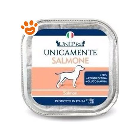 Unipro Dog Unicamente Adult Salmone - Vaschetta 150 Gr -