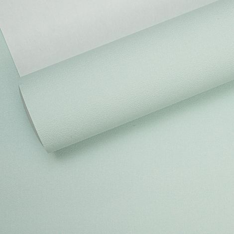 Grandeco Vert Pale Green Aqua Textured Cotton Backed Vinyl Wallpaper