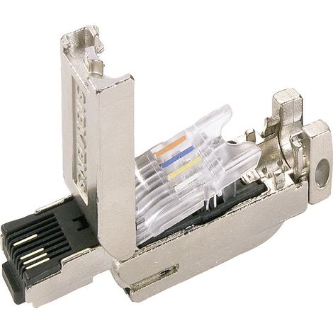 Siemens IE FC RJ45 Plug 180, Conector RJ45 con conexión FC, 180 grados, 10 uds., 6GK19011BB102AB0
