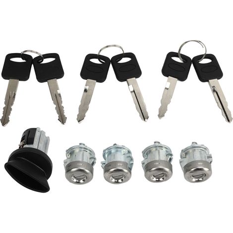 Jeu de serrure de porte et contacteur à clé 1L3Z 11582 A, kit de remplacement pour Ford Excursion 2000-2005, cylindre extérieur et allumage, ensembles de clés. (1/5)