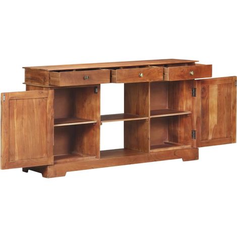 Maison Exclusive - Credenza 135x35x75 cm in Legno Massello di Acacia