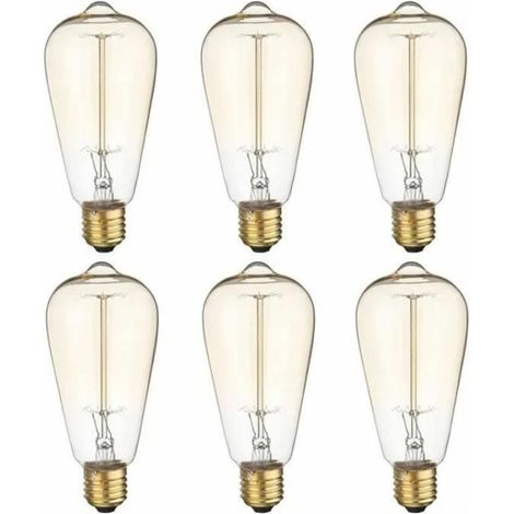 Ampoule de remplacement Edison E27 - Compatible 40 W 220 V (1/5)