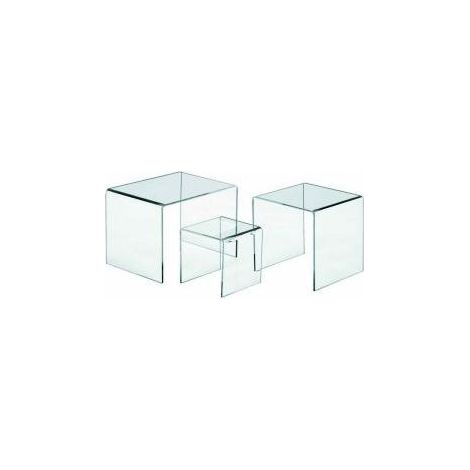 Lebez 7062 mueble y soporte para dispositivo multimedia Transparente Carro para administración de tabletas