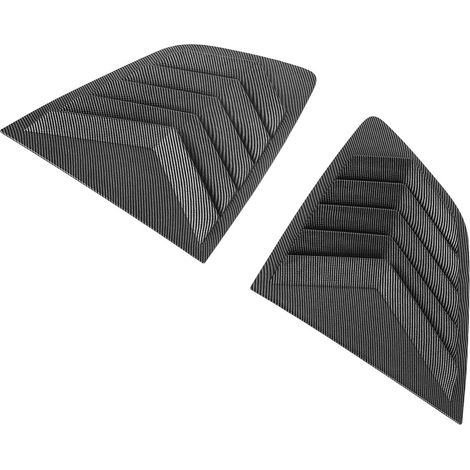 Couvercle de Persienne de Fenêtre au Look Sportif, Volet de Ventilation de Fenêtre Arrière Résistant à la Décoloration pour X3 IX3 G01 2018+, Résistant aux Rayures, Matériau (1/4)
