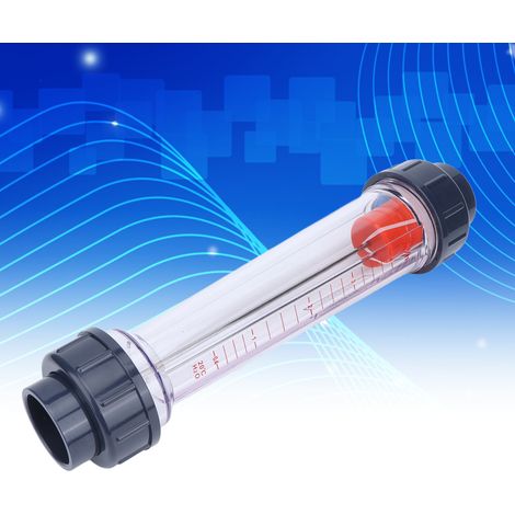 Débitmètre à tube plastique pour liquides de 0,4 à 4 m³/h (1/5)