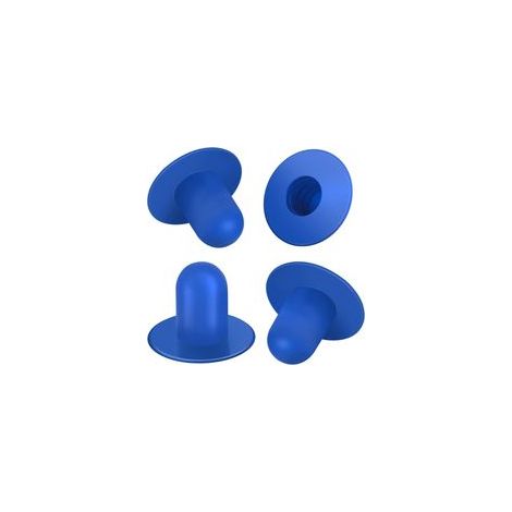4 joints de bonde compatibles avec Intex et Bestway, idéaux pour les piscines hors sol, bouchons bleus pour ouvertures de Ø 2,7-2,8 cm (1/5)
