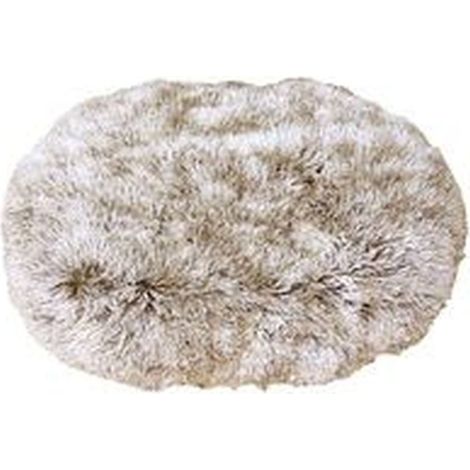 Cuscino Ovale Poilu Beige 73x58cm: Cuscino Ovale Poilu Beige