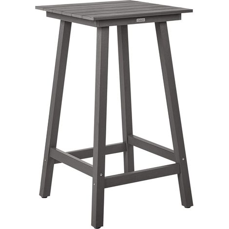 Garden Bar Table ADIRONDACK 60 cm 59 cm Synthetic Material Dark Grey (1/5)