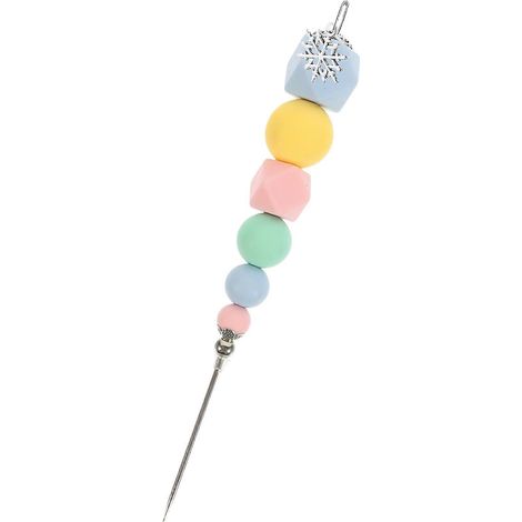 Aiguille à pâtisserie pour débutants, outil compact multicolore pour tracer et éliminer les bulles, 1 ensemble (1/5)