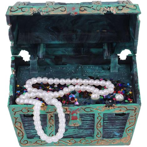 Decorative Treasure Ornament Aquarium Fish Landscape Decoration Accessories, Green Decorative Treasure Ornament Aquarium Fish Landscape Decoration Accessories (1/5)