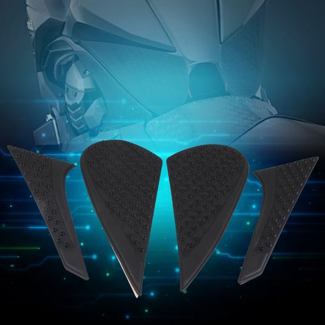 Paire d'autocollants antidérapants pour réservoir moto, grips genoux adhésifs pour Kawasaki Z800 2013-2016, protection caoutchouc, fixation stable. (1/5)