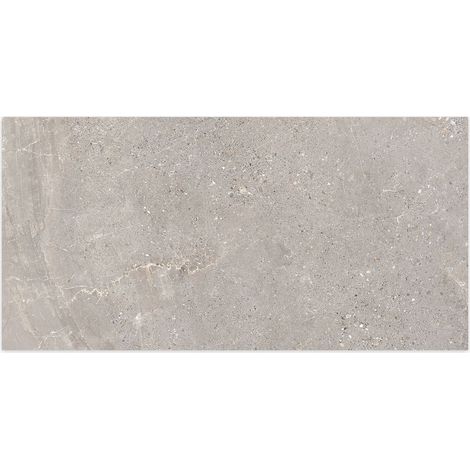 Carrelage effet Pierre Gris Silver 100x50x2 cm Torvane - Sol extérieur (vendu par carton de 0,5 m²) - RO'MA CARRELAGE