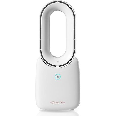 Mini-Ventilator ohne Rotorblätter, geräuscharm, tragbar, USB, 4 Geschwindigkeitsstufen, für Zuhause/Büro