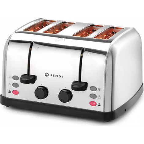 Tostapane per 4 toast, 3 funzioni, 7 livelli di riscaldamento, 1500 W (1/5)