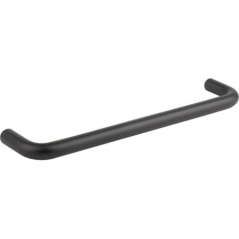 CENTRALE BRICO Poignée de meuble Ida 96 noir mat + vis