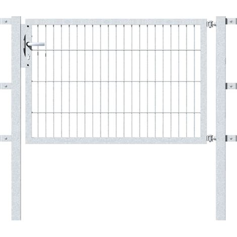 ALBERTS Einzeltor Flexo, feuerverzinkt, lichte BxH1250x800, PF60x60/1300mm (1/2)