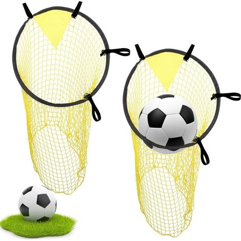 2 dischi bersaglio - allenamento di calcio - bersaglio per tiro d'angolo - attrezzatura per allenamento - fibbie regolabili (1/5)