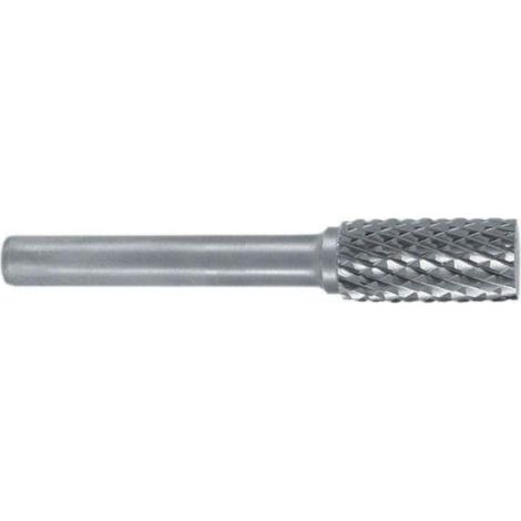 RUKO  Fresa  de  metal  duro  ZYA  Ø  12  mm  longitud  de  cabeza  25  mm  vástago  Ø  6  mm  sin  recubrimiento  dentado  KVZ  4  -  116013