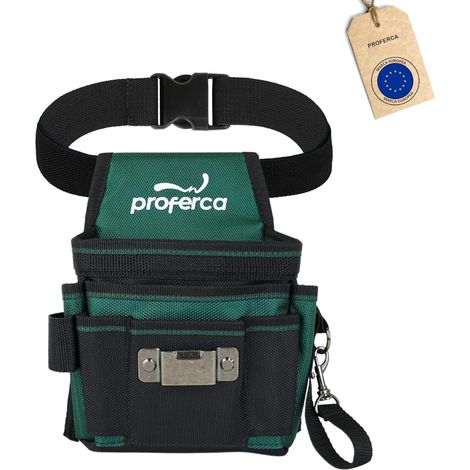 Ceinture d'outils Tissu résistant 1680D Porte-outils professionnel avec plusieurs poches Ceinture outils électricien (1/5)