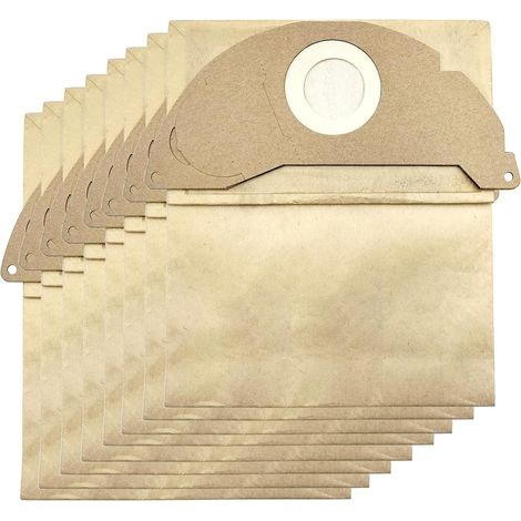 8 Pièces Sac Aspirateur pour Kärcher WD2 MV2 WD 2.200 WD2250 A2004 A2054 A2099,Paper Filter Bags for Wet & Dry Vacuum Cleaners 6.904-322.0 (1/5)