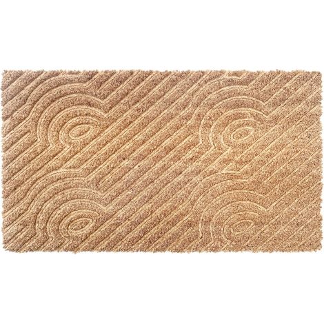 Paillasson De Coco 3D Moderne 40x70 Cm Antidérapant Tapis Rectangulaire Entrée - C