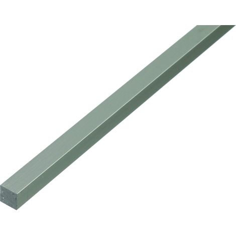 Alberts 473235 Barra quadrata, alluminio, anodizzato argento, 1000 x 16 x 16 mm (1/5)