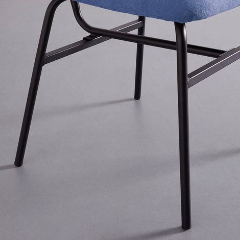 Mömax Stuhl-Set Pino 2er-Set Blau (1/5)