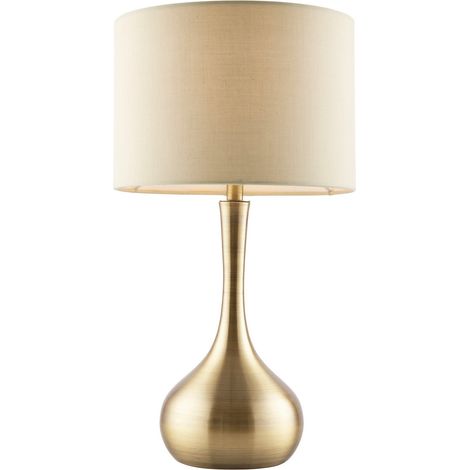 Endon Piccadilly - Lampada Touch da Tavolo Soft Brass, E14 (1/5)