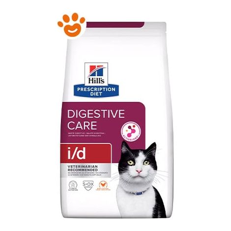 Hills Cat Prescription Diet i/d Digestive Care - Sacco 8 Kg - Cibo Secco Gatti