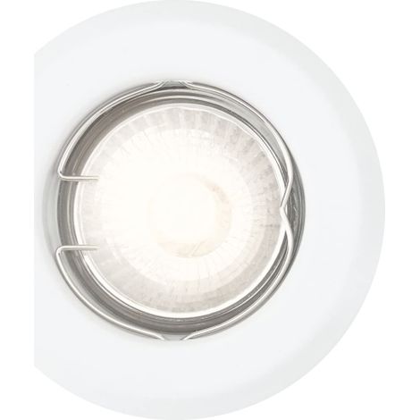 Philips Lighting Enif Faretto Singolo Fisso da Incasso Senza Lampadina, Bianco, 9 x 9 x 10 cm (1/2)
