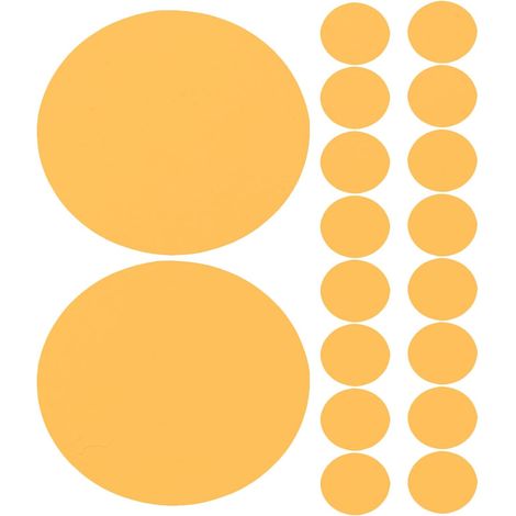 Film de Couleur Autocollant pour Lampe, 25 Pièces Pet Orange Adhésif Amovible à Surface Flexible, Application Peel And Stick, Usage Salon et Bricolage (1/5)
