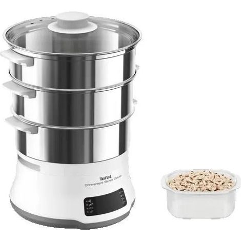 Tefal Convenient Series Deluxe VC502D10 weiß Edelstahl