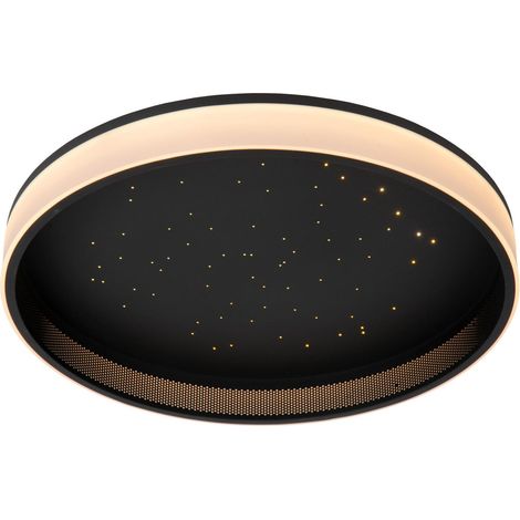 Conception de plafonds Estreja Ø 40cm noir - 71102/40/30 (1/2)