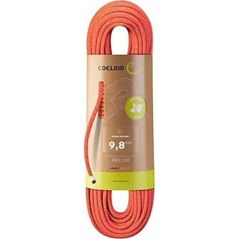 Cuerda dinámica Edelrid Heron Eco Dry de 9,8 mm y 70 m - ignífuga (1/4)