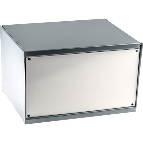 Boîtier d'instrumentation RS PRO en Acier laminé à froid Gris, dim. ext. 254 x 197 x 159mm ( Prix pour Boîte de 1 )