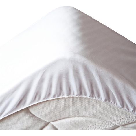 Alèse drap-housse en coton molleton 140 x 190 cm – Bonnet 25 cm pour maintien sécurisé – Confort optimal pour matelas – Stof