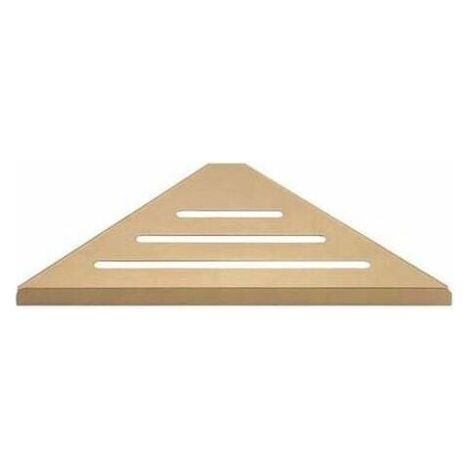Eckwandregal aus Edelstahl 304 – vergoldet – einfache Wandmontage – Badezimmeraufbewahrung (1/3)